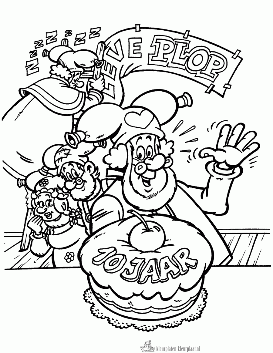 Feest 33 kleurplaat