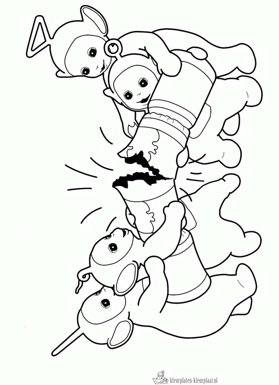 Teletubbies 31 kleurplaat