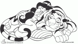 Aladdin 1 kleurplaat