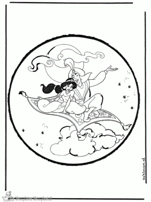 Aladdin 16 kleurplaat