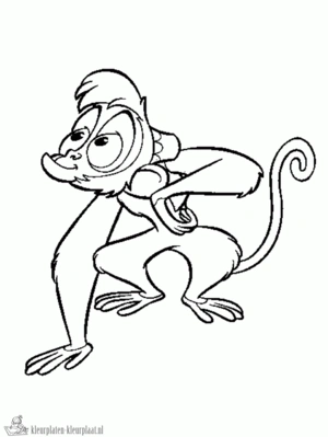 Aladdin 18 kleurplaat