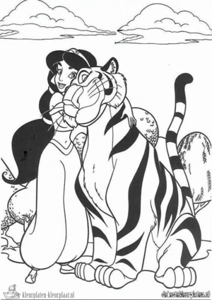 Aladdin 2 kleurplaat