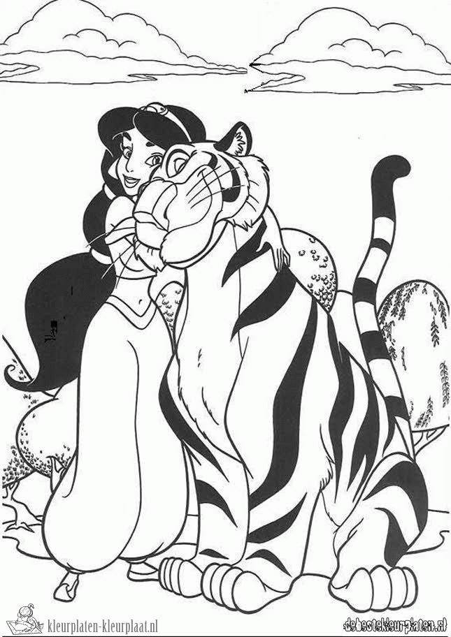 Aladdin 2 kleurplaat