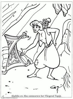 Aladdin 26 kleurplaat