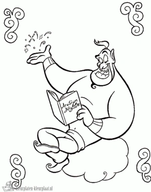 Aladdin 27 kleurplaat