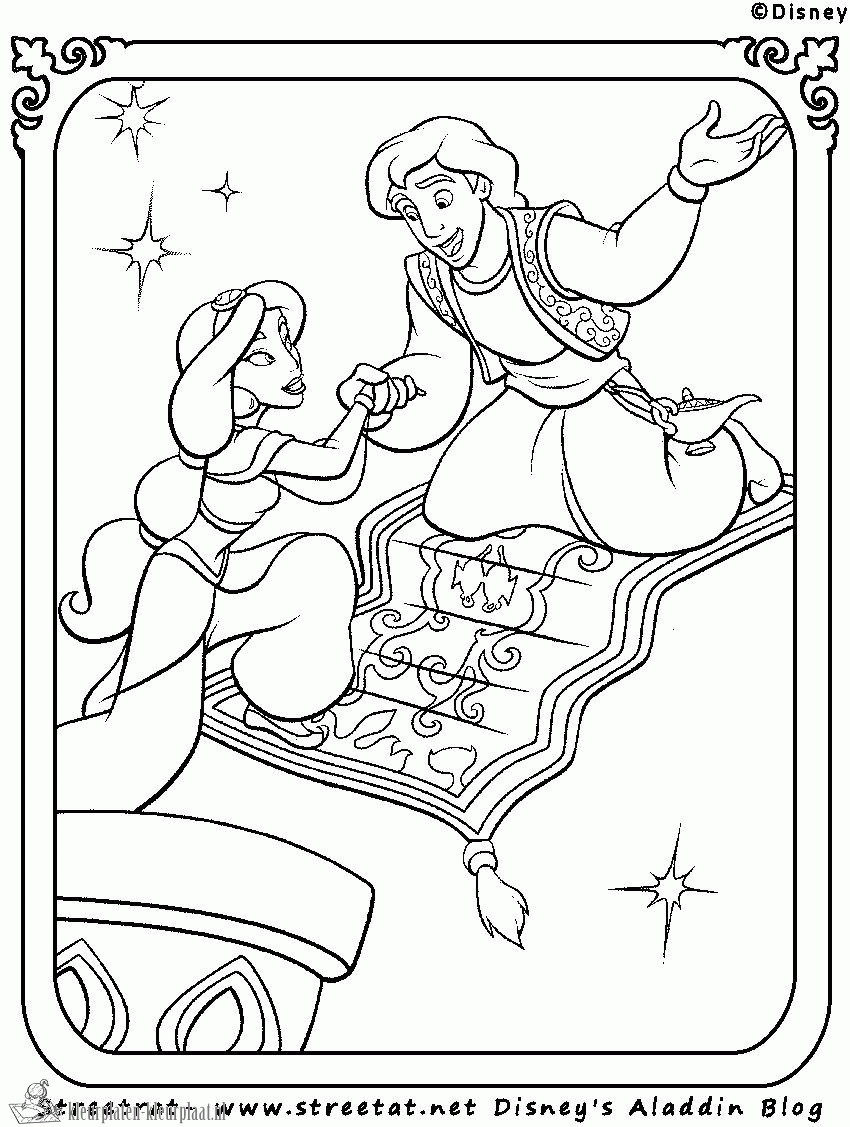 Aladdin 35 kleurplaat