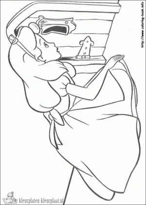 Alice in wonderland 23 kleurplaat