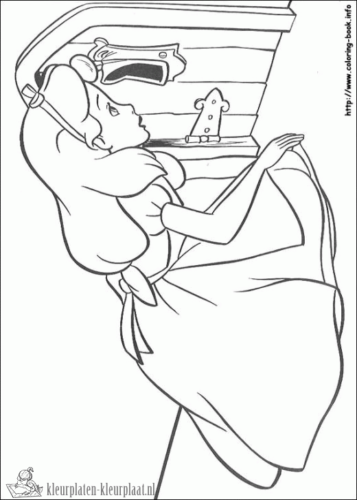 Alice in wonderland 23 kleurplaat