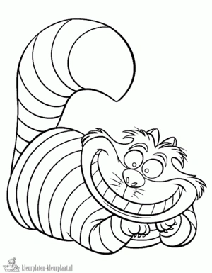 Alice in wonderland 27 kleurplaat