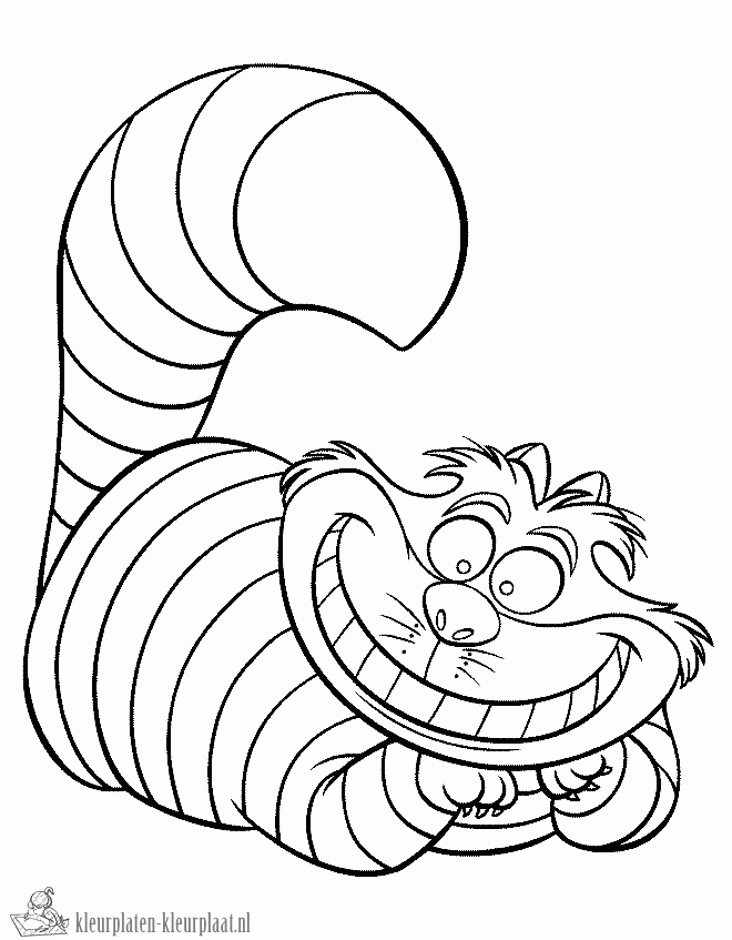 Alice in wonderland 27 kleurplaat