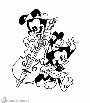 Animaniacs 3 kleurplaat