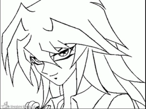 Anime 16 kleurplaat om te printen en kleuren