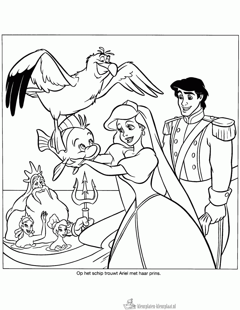 Ariel 16 kleurplaat