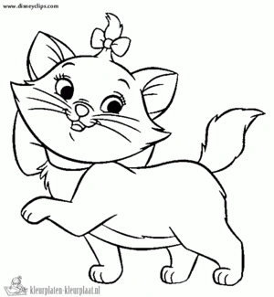 Aristocats 1 kleurplaat