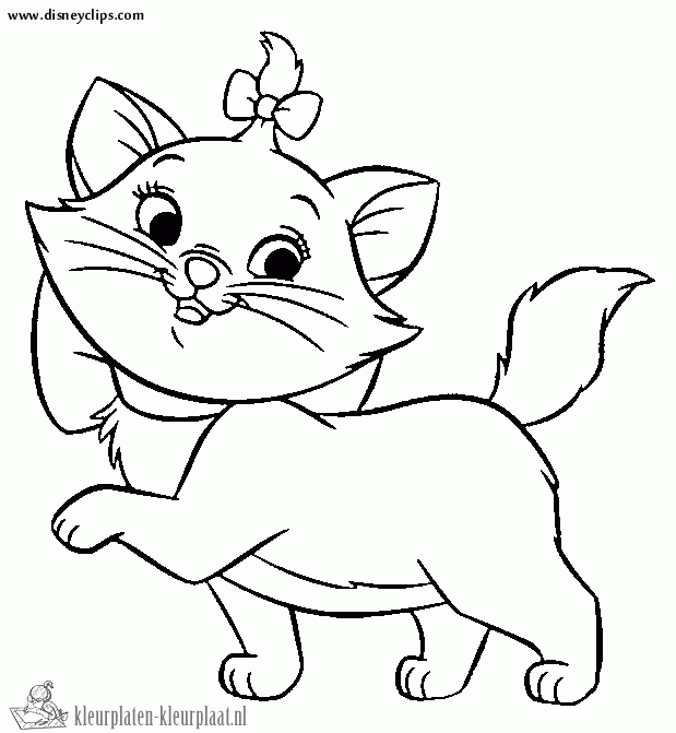 Aristocats 1 kleurplaat