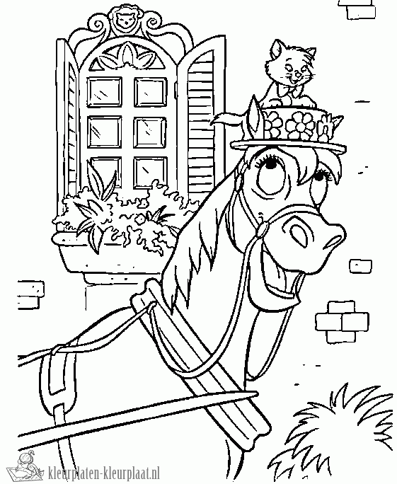 Aristocats 12 kleurplaat