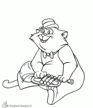 Aristocats 17 kleurplaat