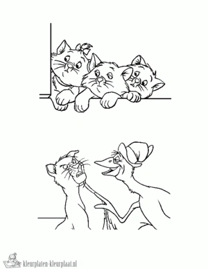 Aristocats 19 kleurplaat