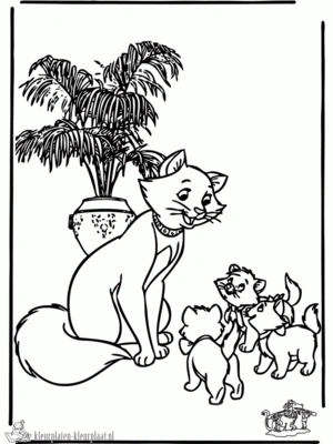 Aristocats 21 kleurplaat