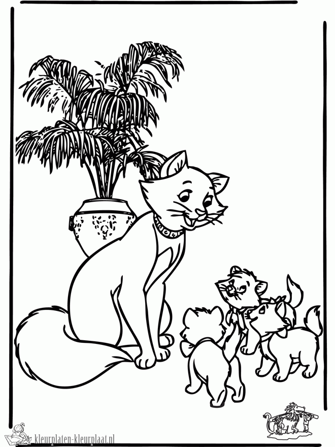 Aristocats 21 kleurplaat