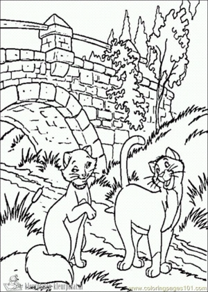 Aristocats 24 kleurplaat