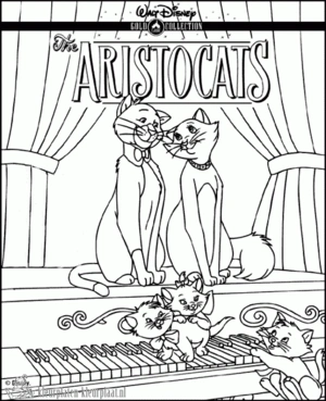 Aristocats 26 kleurplaat