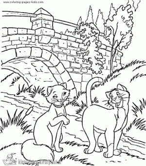 Aristocats 27 kleurplaat