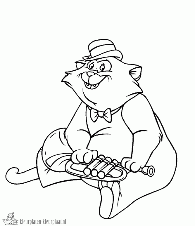 Aristocats 28 kleurplaat