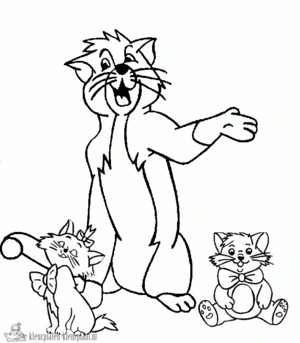 Aristocats 29 kleurplaat