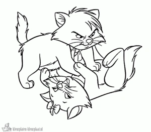 Aristocats 32 kleurplaat