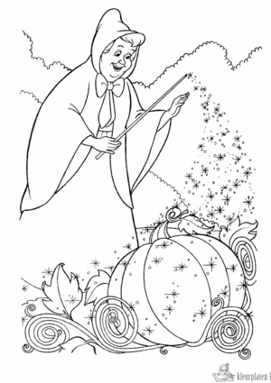 Assepoester 11 kleurplaat
