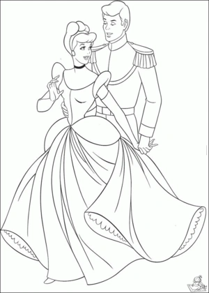 Assepoester 12 kleurplaat