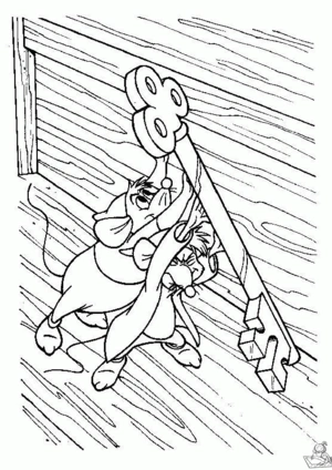 Assepoester 2 kleurplaat