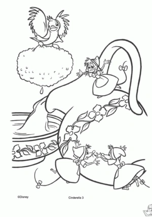 Assepoester 20 kleurplaat