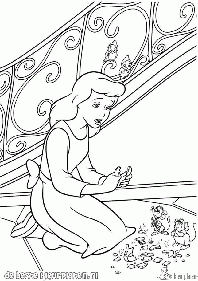 Assepoester 22 kleurplaat
