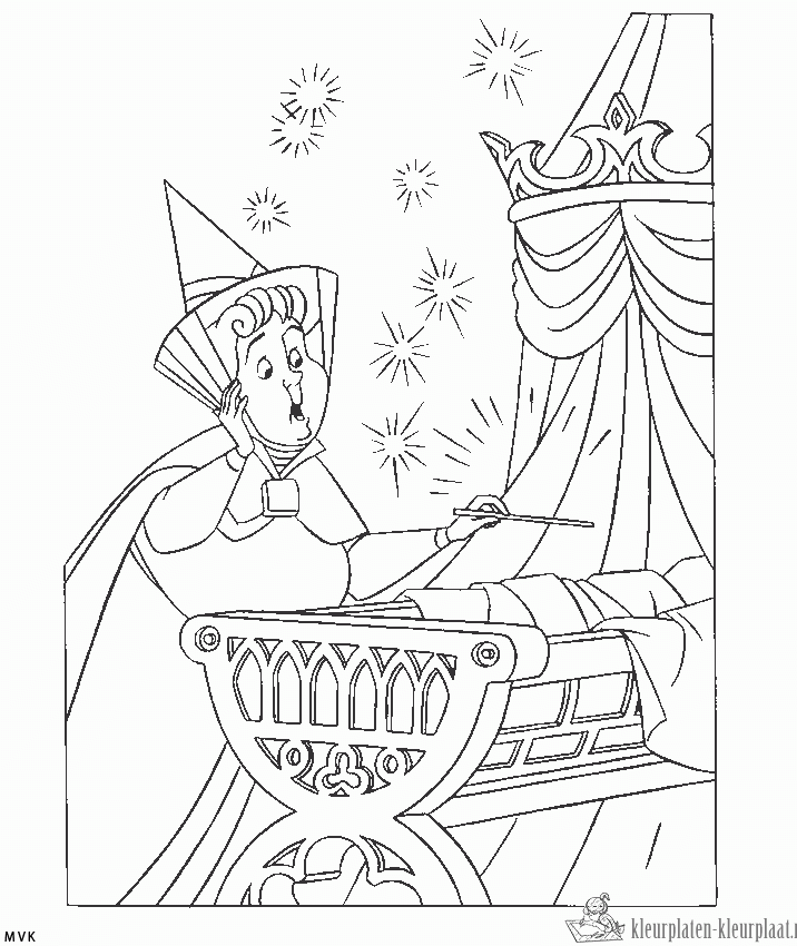 Assepoester 23 kleurplaat