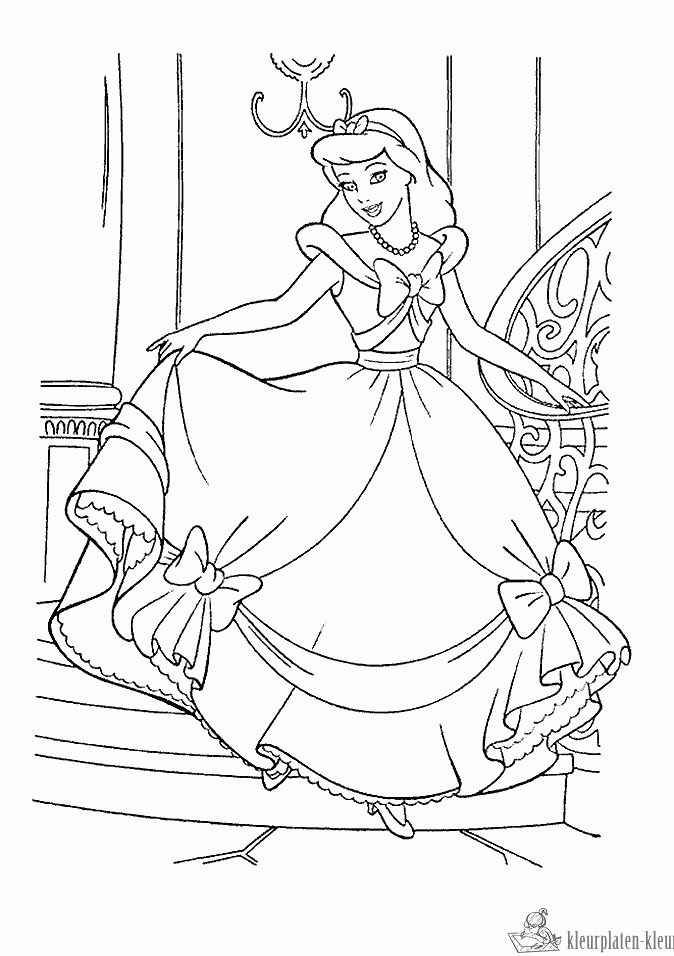 Assepoester 24 kleurplaat