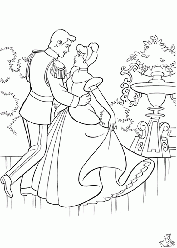 Assepoester 3 kleurplaat