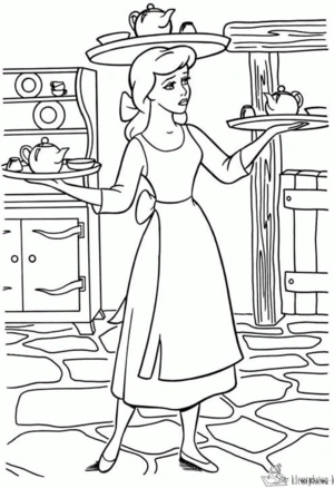Assepoester 36 kleurplaat