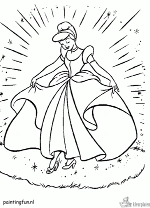Assepoester 37 kleurplaat