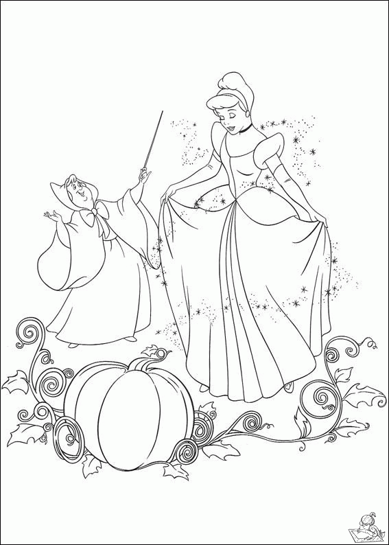 Assepoester 4 kleurplaat