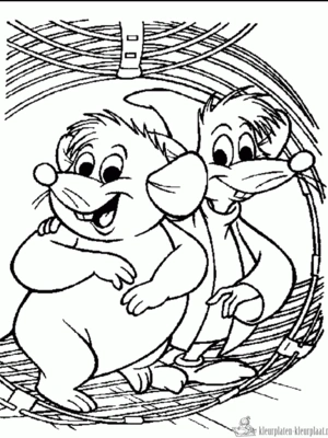 Assepoester 40 kleurplaat