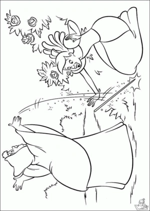 Assepoester 41 kleurplaat