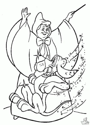 Assepoester 42 kleurplaat
