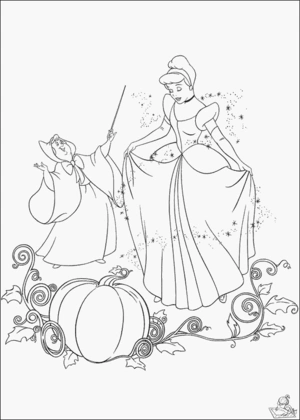 Assepoester 48 kleurplaat