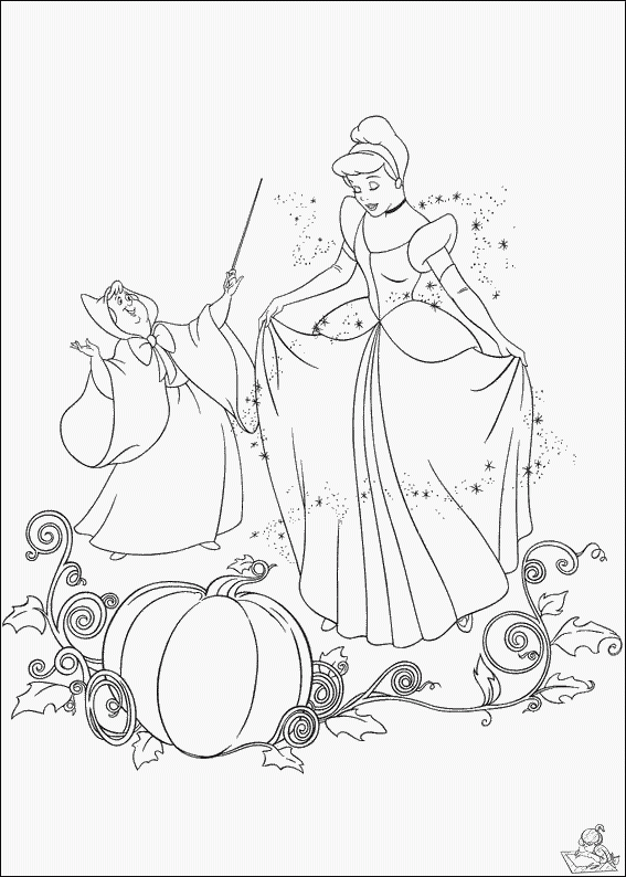 Assepoester 48 kleurplaat