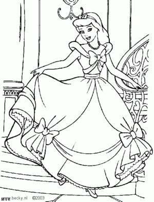 Assepoester 50 kleurplaat