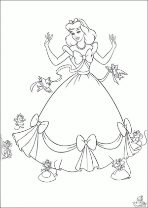 Assepoester 54 kleurplaat