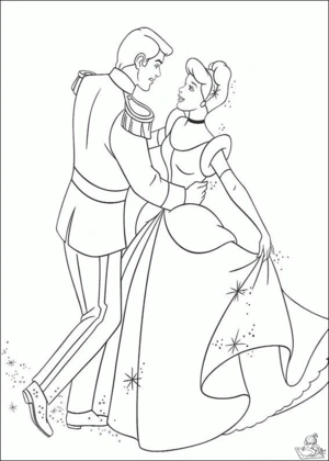 Assepoester 6 kleurplaat