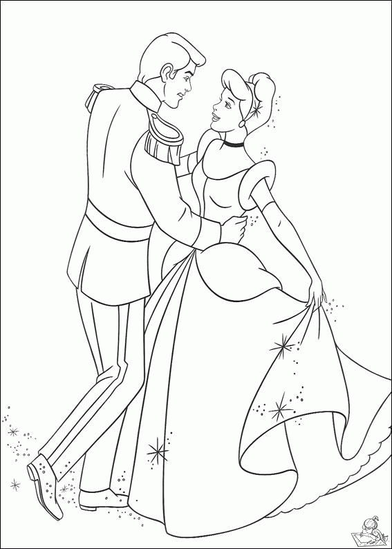 Assepoester 6 kleurplaat